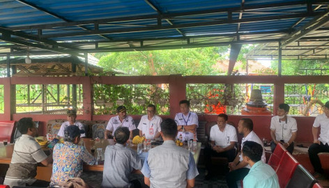 Giat menerima PPK SATKER Balai besar Wilayah Sungai Ciliwung-Cisadane terkait pelaksanaan Kontrak Ta
